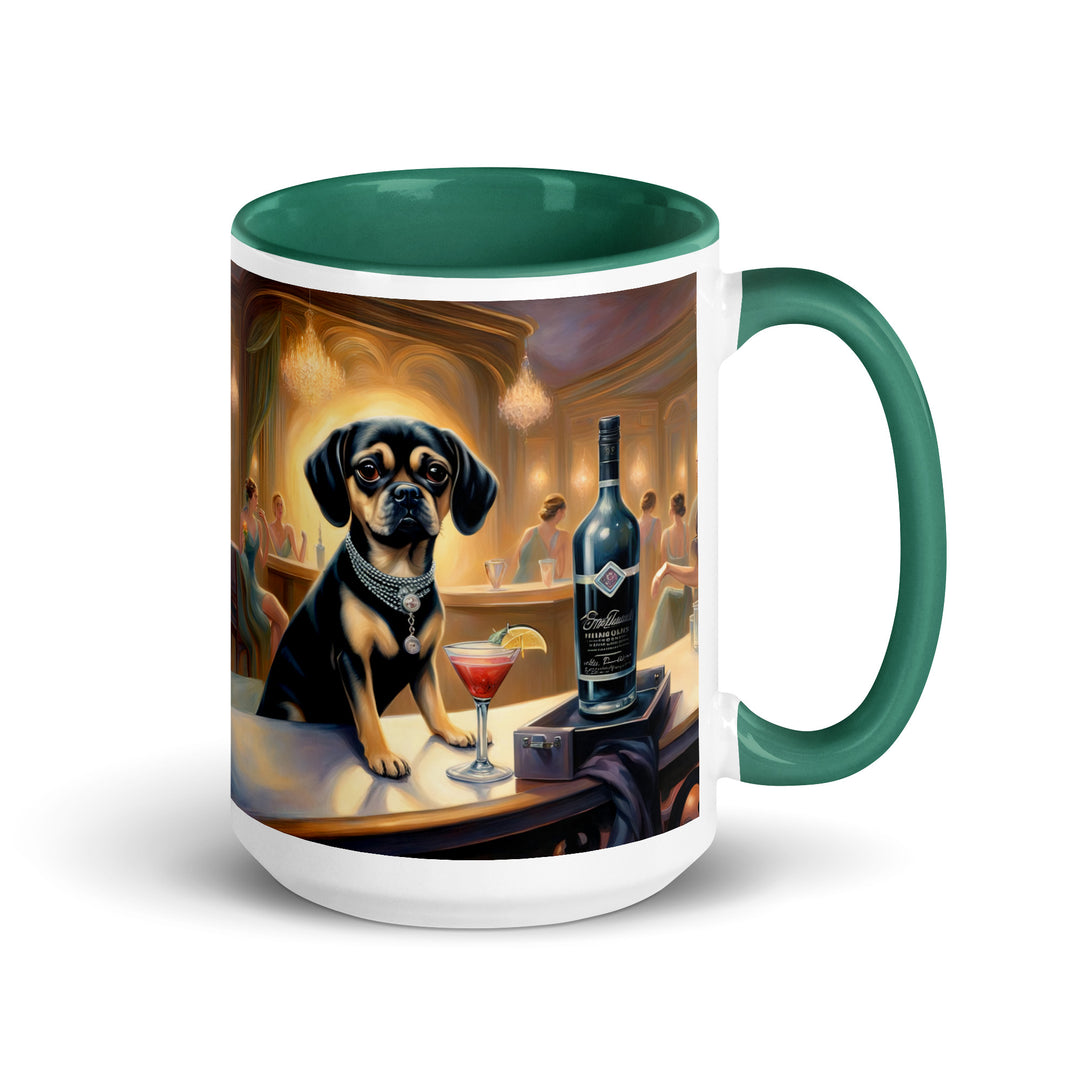 Puggle General- Mug with Color Inside v5