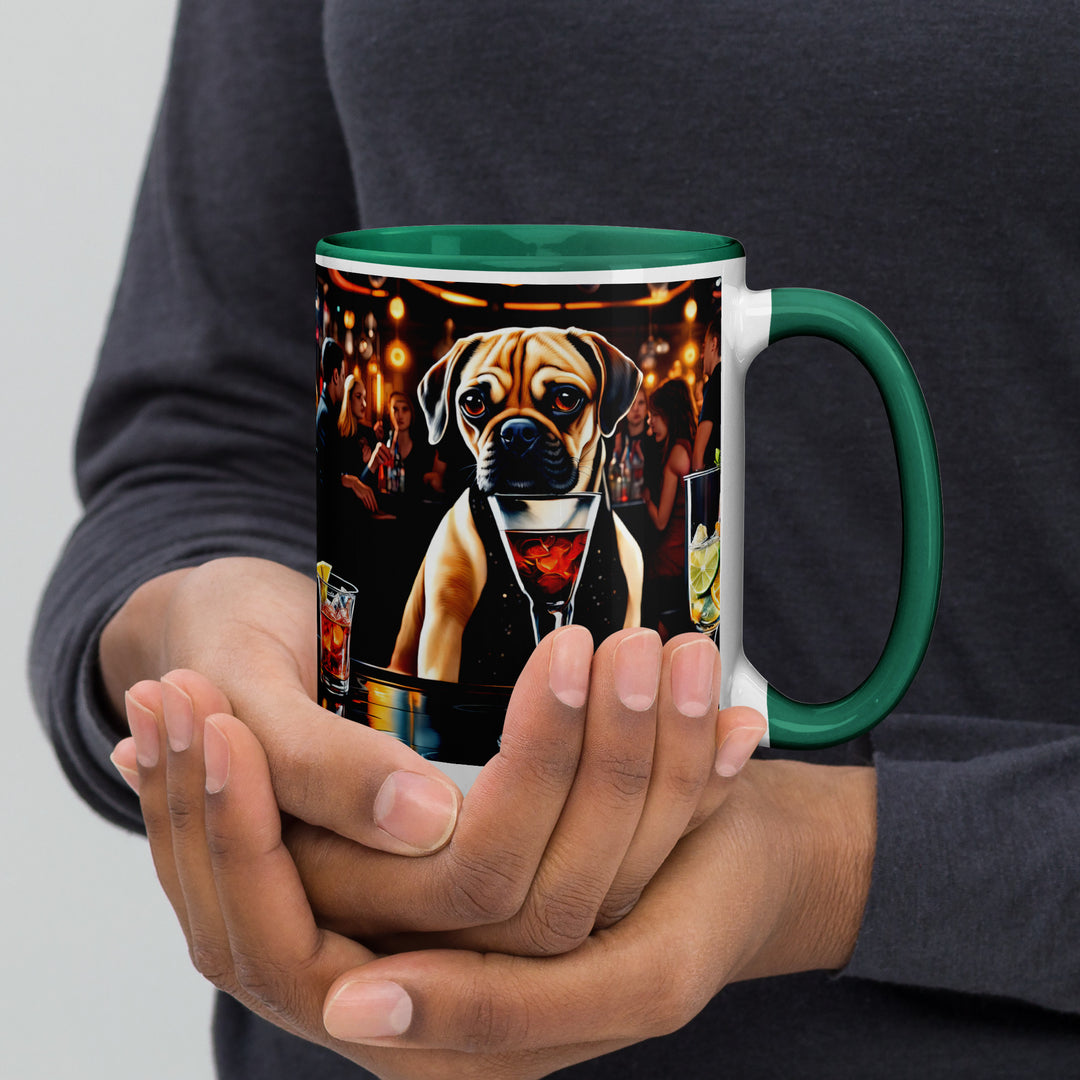 Puggle General- Mug with Color Inside v7