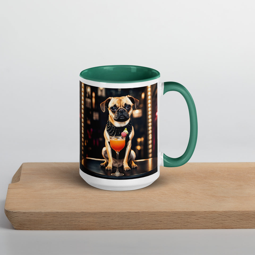 Puggle General- Mug with Color Inside v13