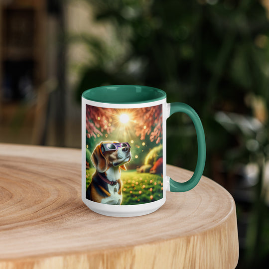 Beagle Eclipse- Mug with Color Inside