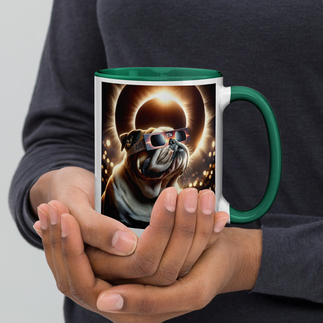 Bulldog Eclipse- Mug with Color Inside
