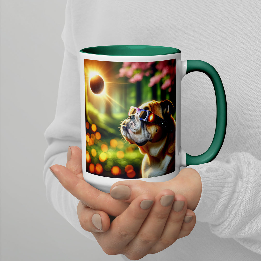 Bulldog Eclipse- Mug with Color Inside v2