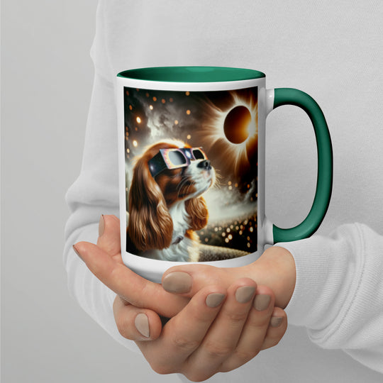 Cavalier King Charles Spaniel Eclipse- Mug with Color Inside v2