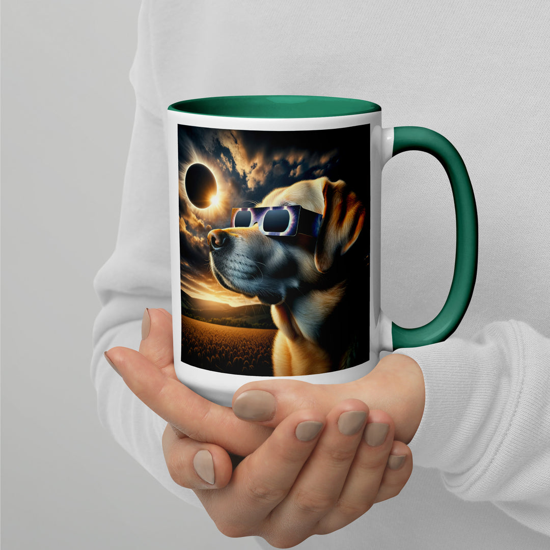 Labrador Retriever Eclipse- Mug with Color Inside