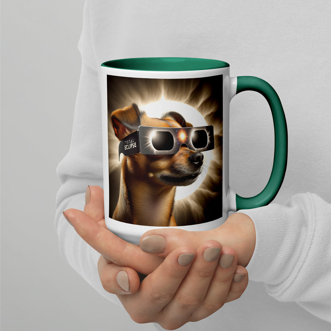 Chiweenie Eclipse- Mug with Color Inside v2