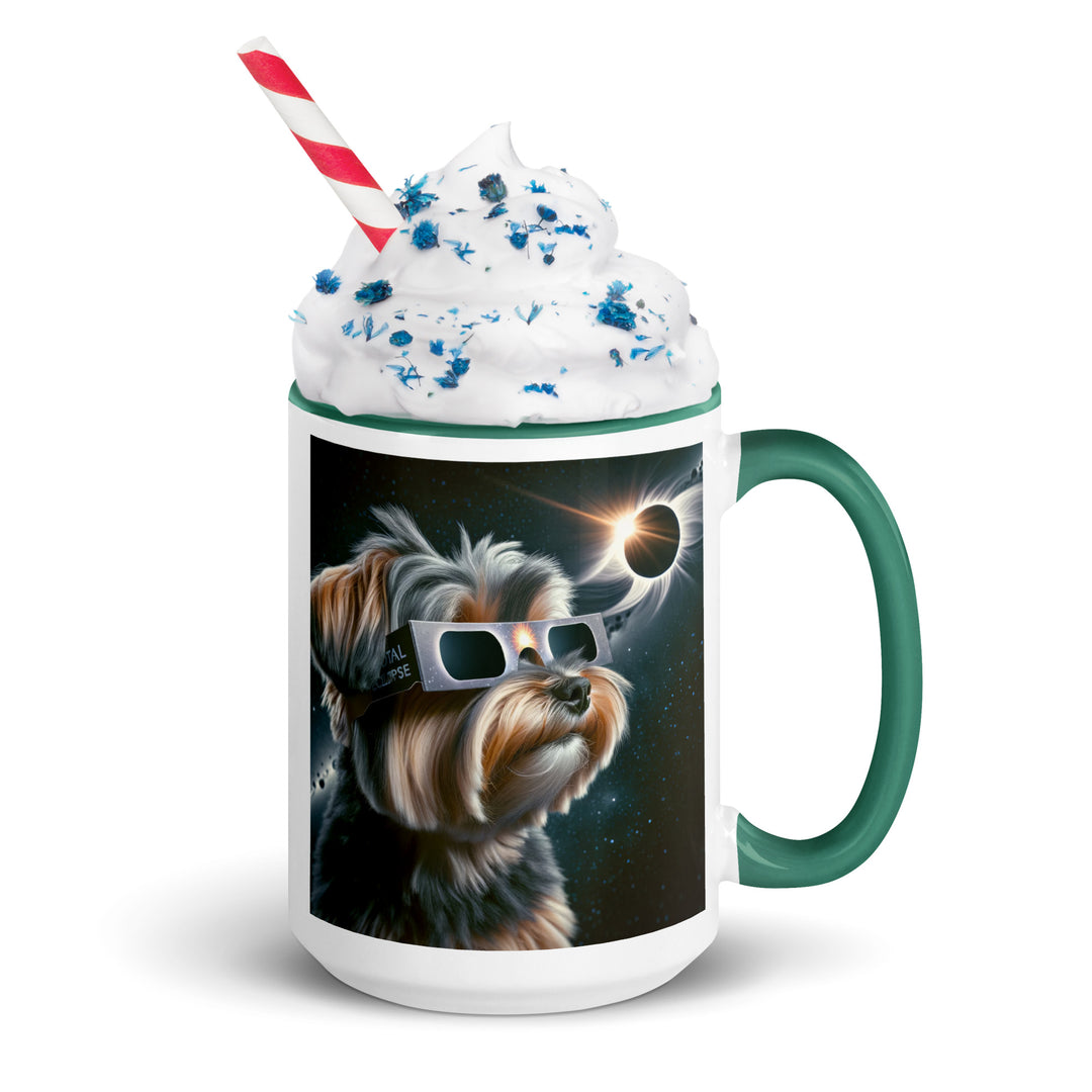 Morkie Eclipse- Mug with Color Inside v2