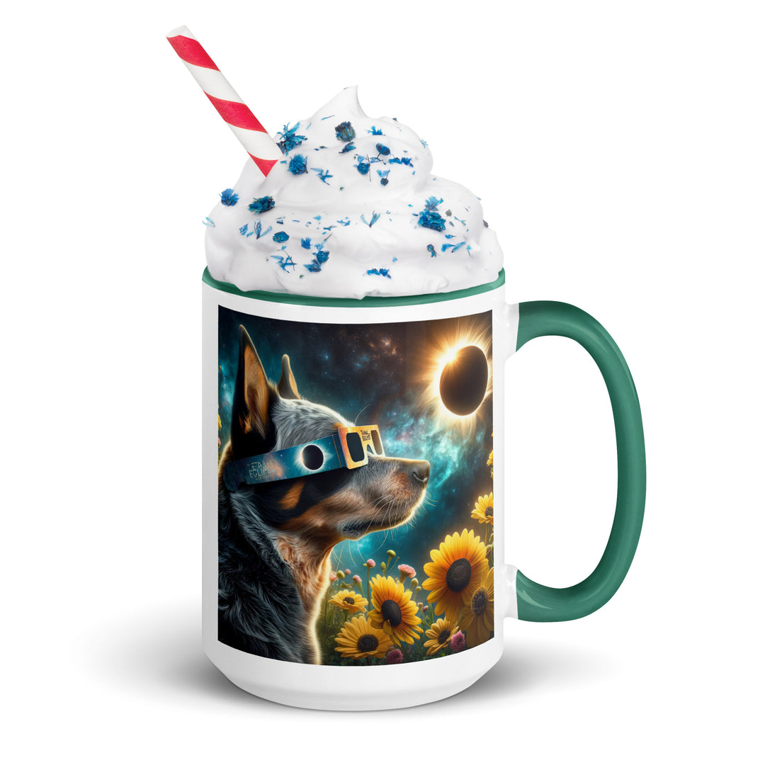 Texas Heeler Eclipse- Mug with Color Inside