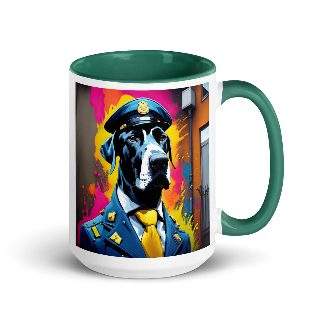Great Dane- Mug with Color Inside v5