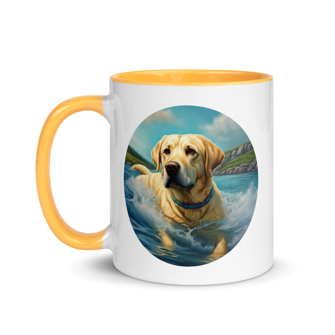 Mug with Color Inside-Labrador Retriever V20