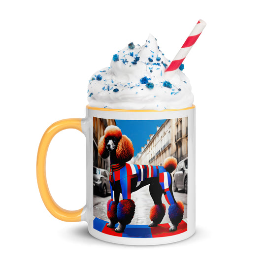 Poodle- Mug with Color Inside