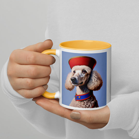 Poodle- Mug with Color Inside v3