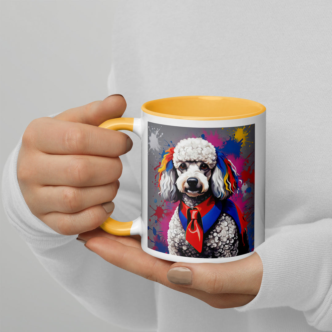 Poodle- Mug with Color Inside v4