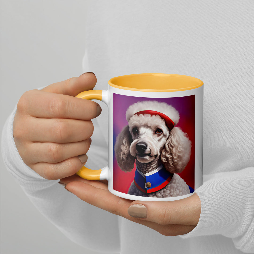 Poodle- Mug with Color Inside v5
