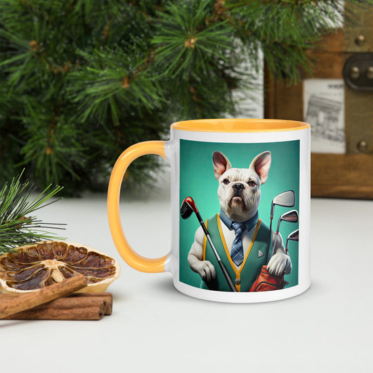 American Bulldog Golfer- Mug with Color Inside