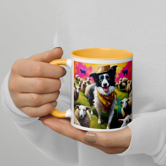 Australian Shepherd- Mug with Color Inside v2