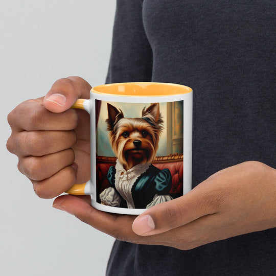 Yorkshire Terrier- Mug with Color Inside v2