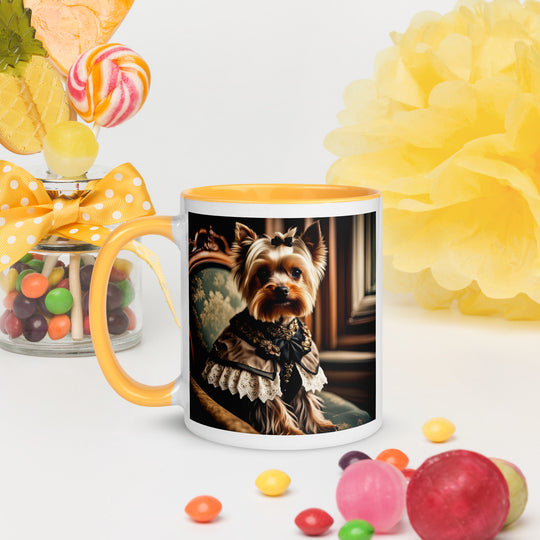 Yorkshire Terrier- Mug with Color Inside