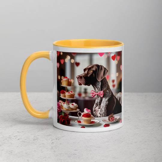 German Shorthaired Pointer Romantic- Mug with Color Inside