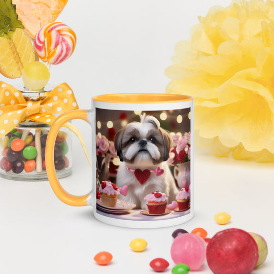 Shih Tzu Romantic- Mug with Color Inside