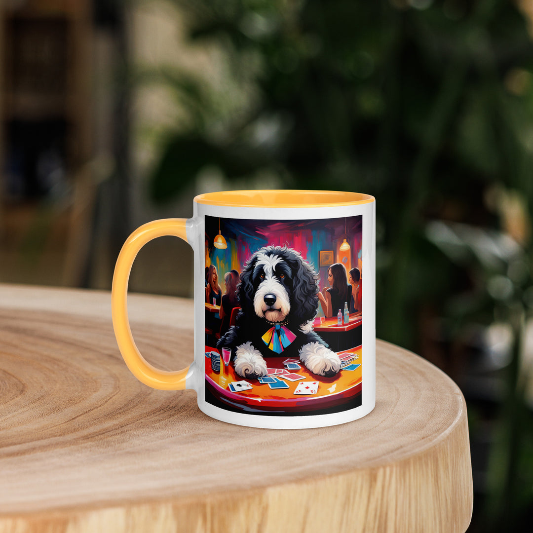 Bernedoodle General- Mug with Color Inside v5