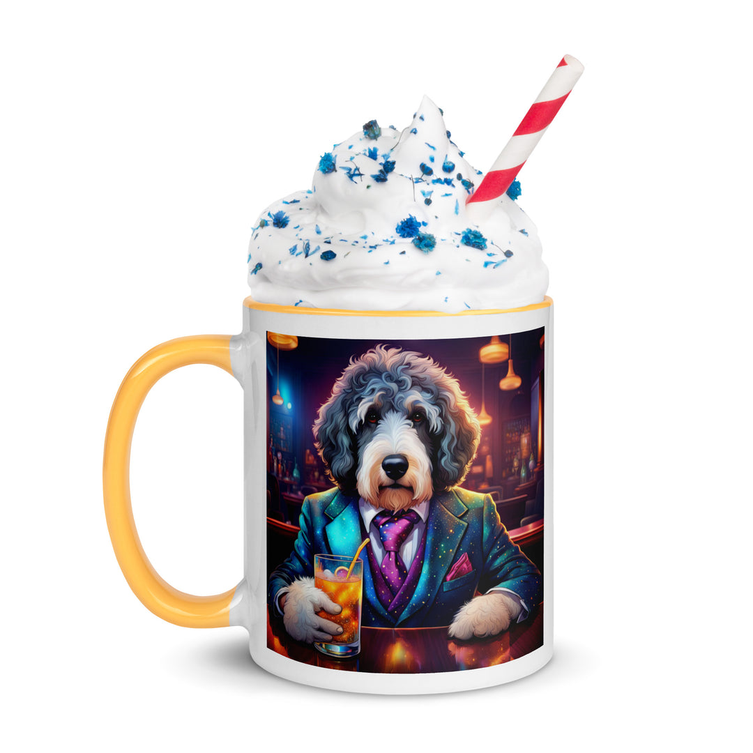 Bernedoodle General- Mug with Color Inside v8