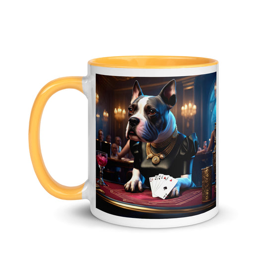 Catahoula Bulldog General- Mug with Color Inside v6