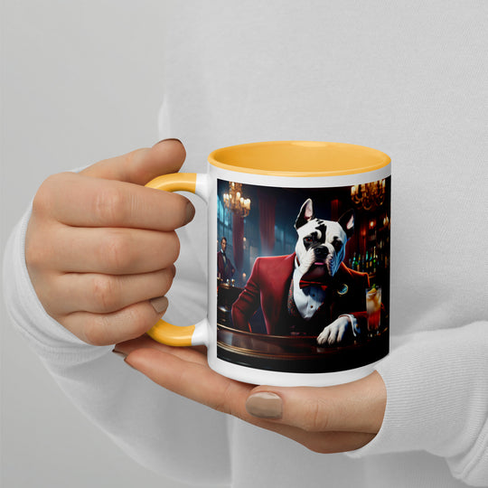 Catahoula Bulldog General- Mug with Color Inside v7