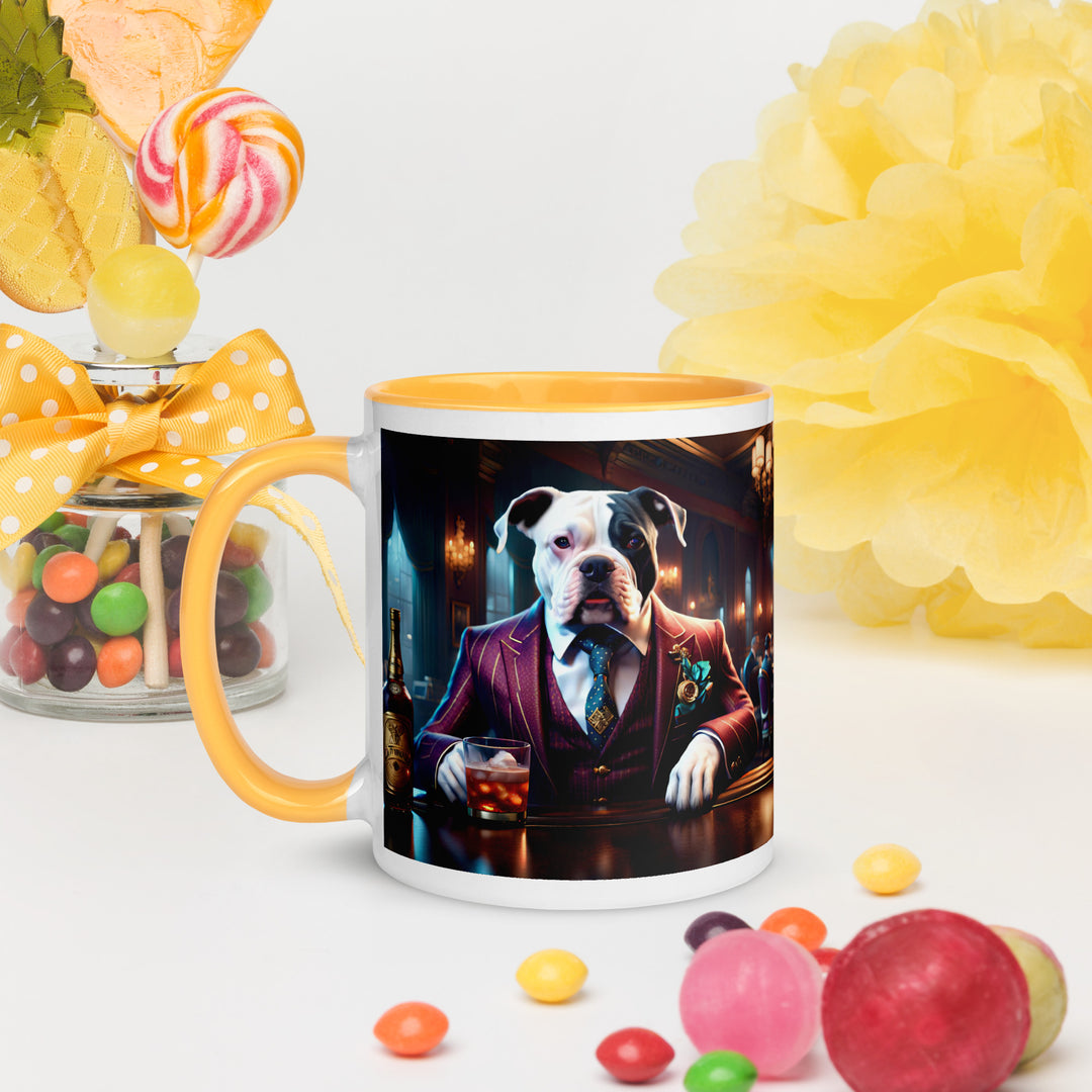 Catahoula Bulldog General- Mug with Color Inside v11