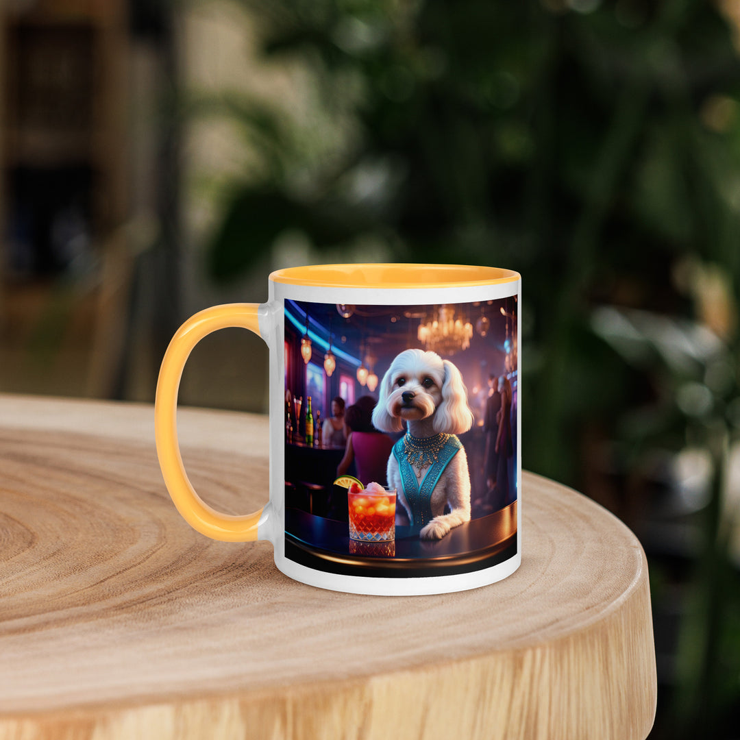 Cavapoo General- Mug with Color Inside v5