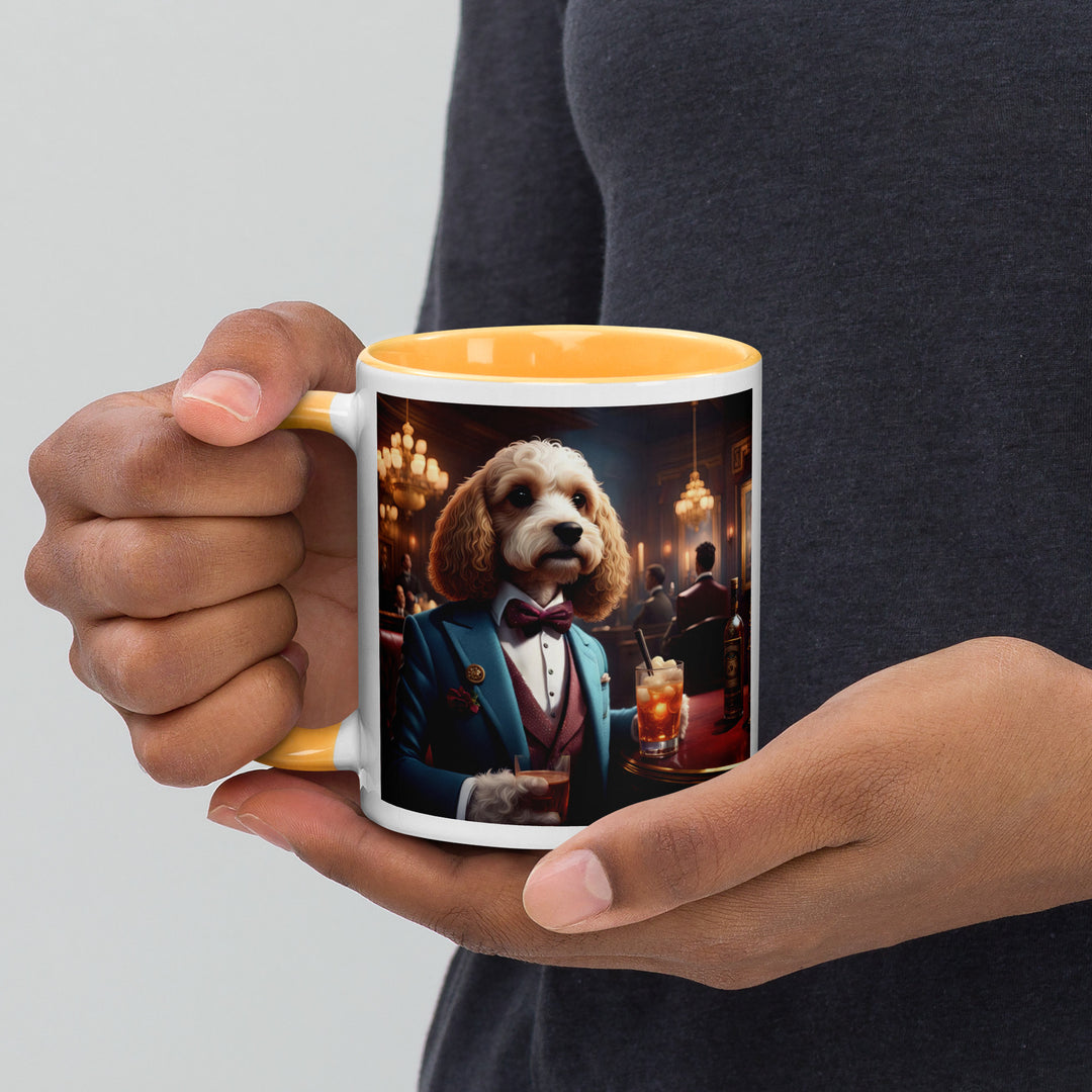 Cavapoo General- Mug with Color Inside v10