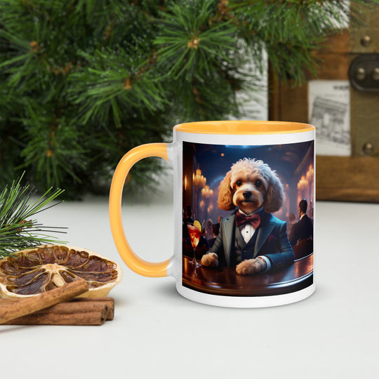 Cavapoo General- Mug with Color Inside v31