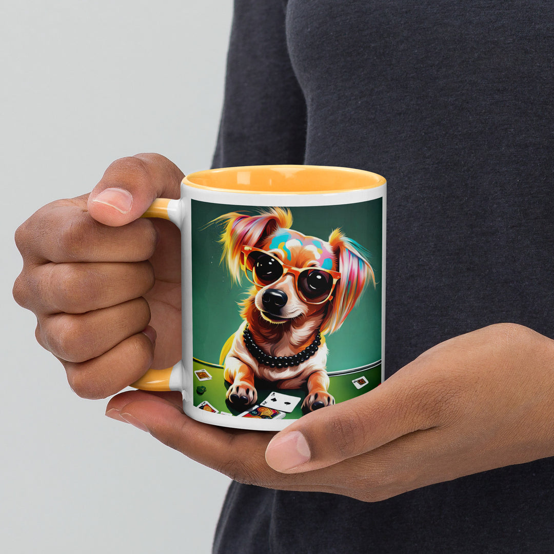 Chiweenie General- Mug with Color Inside v7