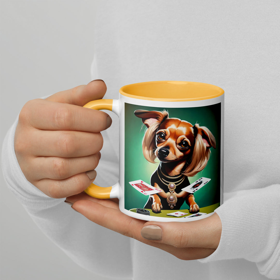 Chiweenie General- Mug with Color Inside v10