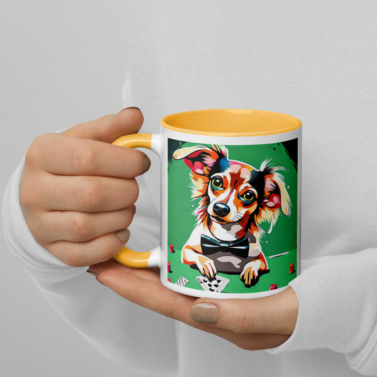 Chiweenie General- Mug with Color Inside v17