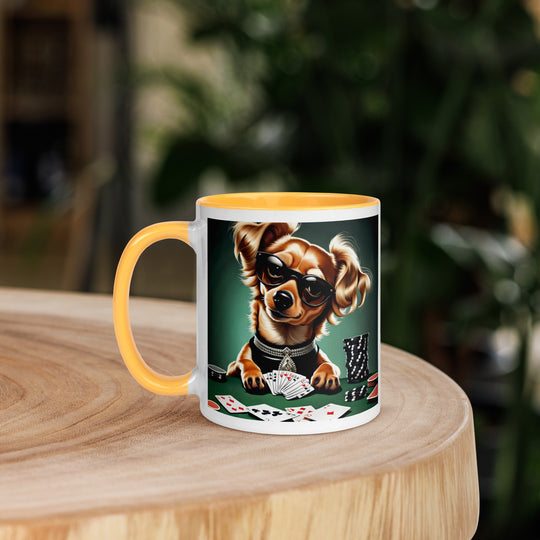 Chiweenie General- Mug with Color Inside v19