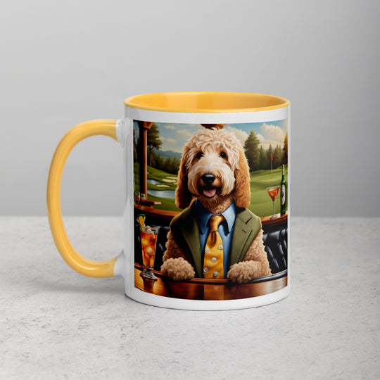 Goldendoodle- Mug with Color Inside v4