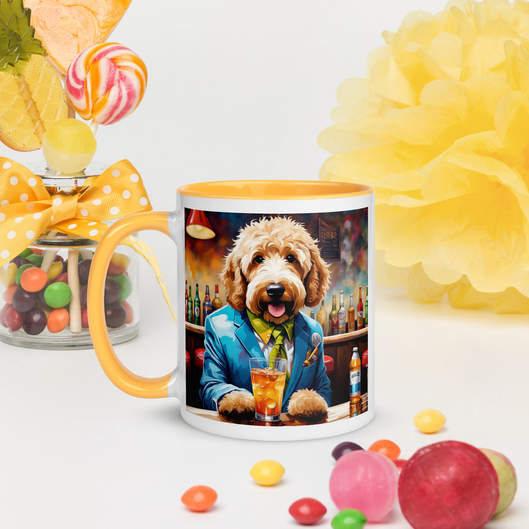 Goldendoodle- Mug with Color Inside v6