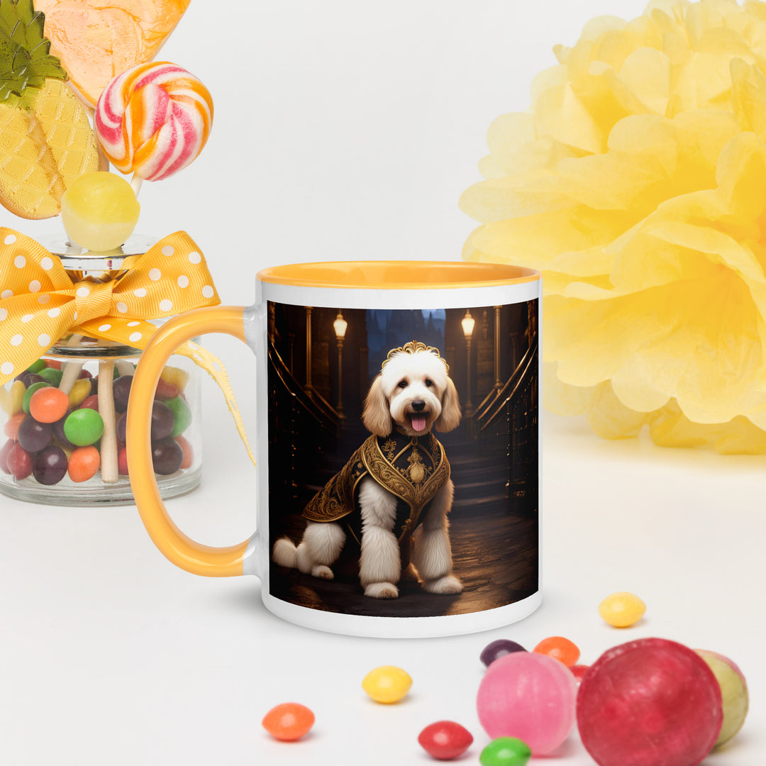 Goldendoodle- Mug with Color Inside v7