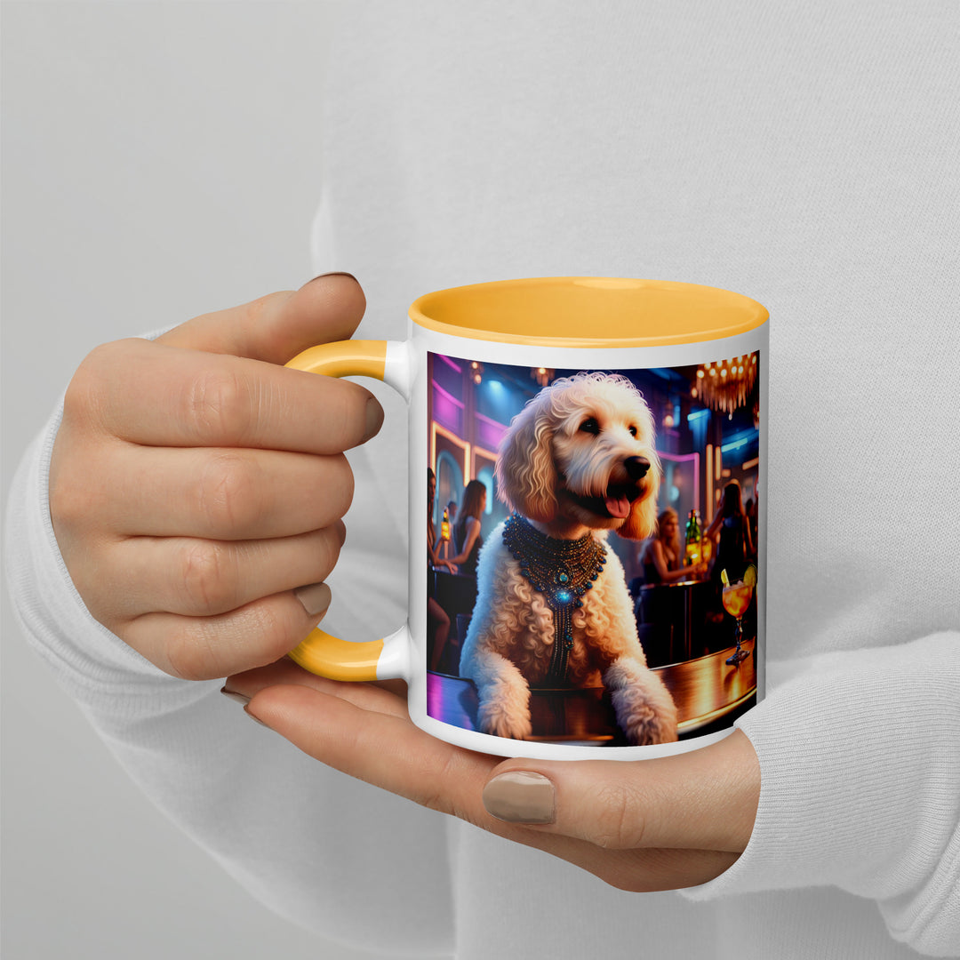 Goldendoodle- Mug with Color Inside v9