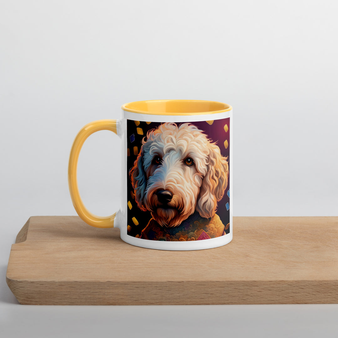 Goldendoodle- Mug with Color Inside v12