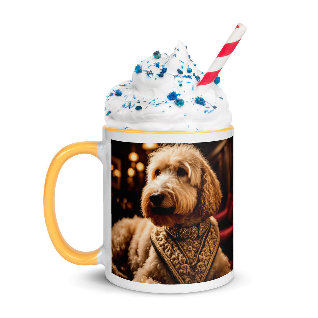 Goldendoodle- Mug with Color Inside v13