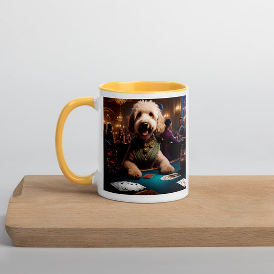 Goldendoodle- Mug with Color Inside v18