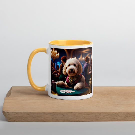 Goldendoodle- Mug with Color Inside v20