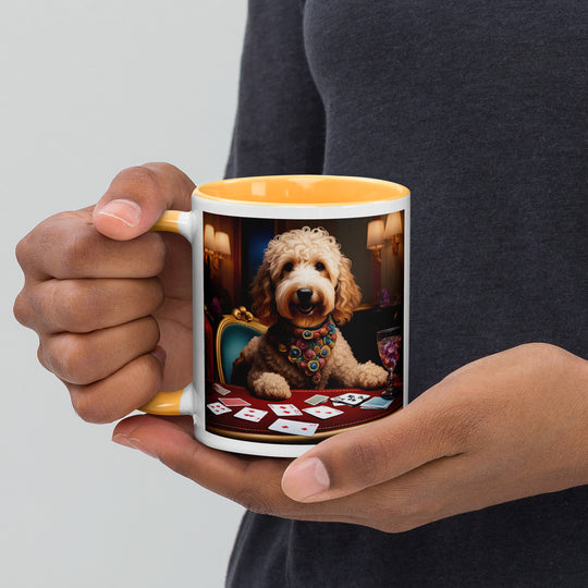 Goldendoodle- Mug with Color Inside v21