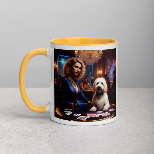 Goldendoodle- Mug with Color Inside v22