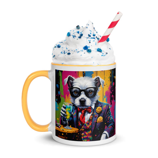 Pekapoo General- Mug with Color Inside v12