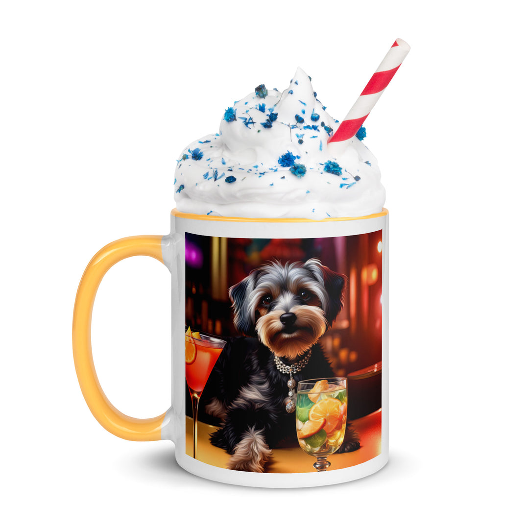 Yorkipoo General- Mug with Color Inside v8