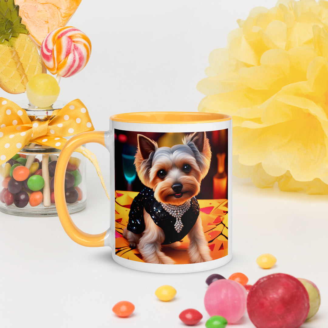 Yorkipoo General- Mug with Color Inside v6