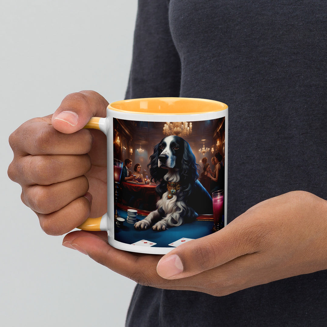 Sprocker Spaniel General- Mug with Color Inside v9