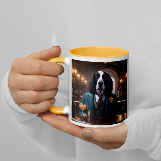 Sprocker Spaniel General- Mug with Color Inside v12